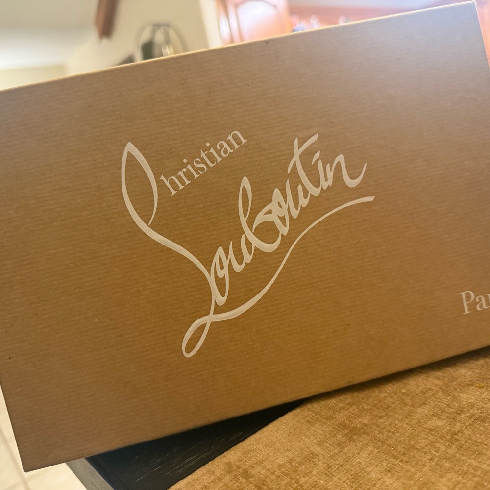Christian Louboutin Tan Shoe Box